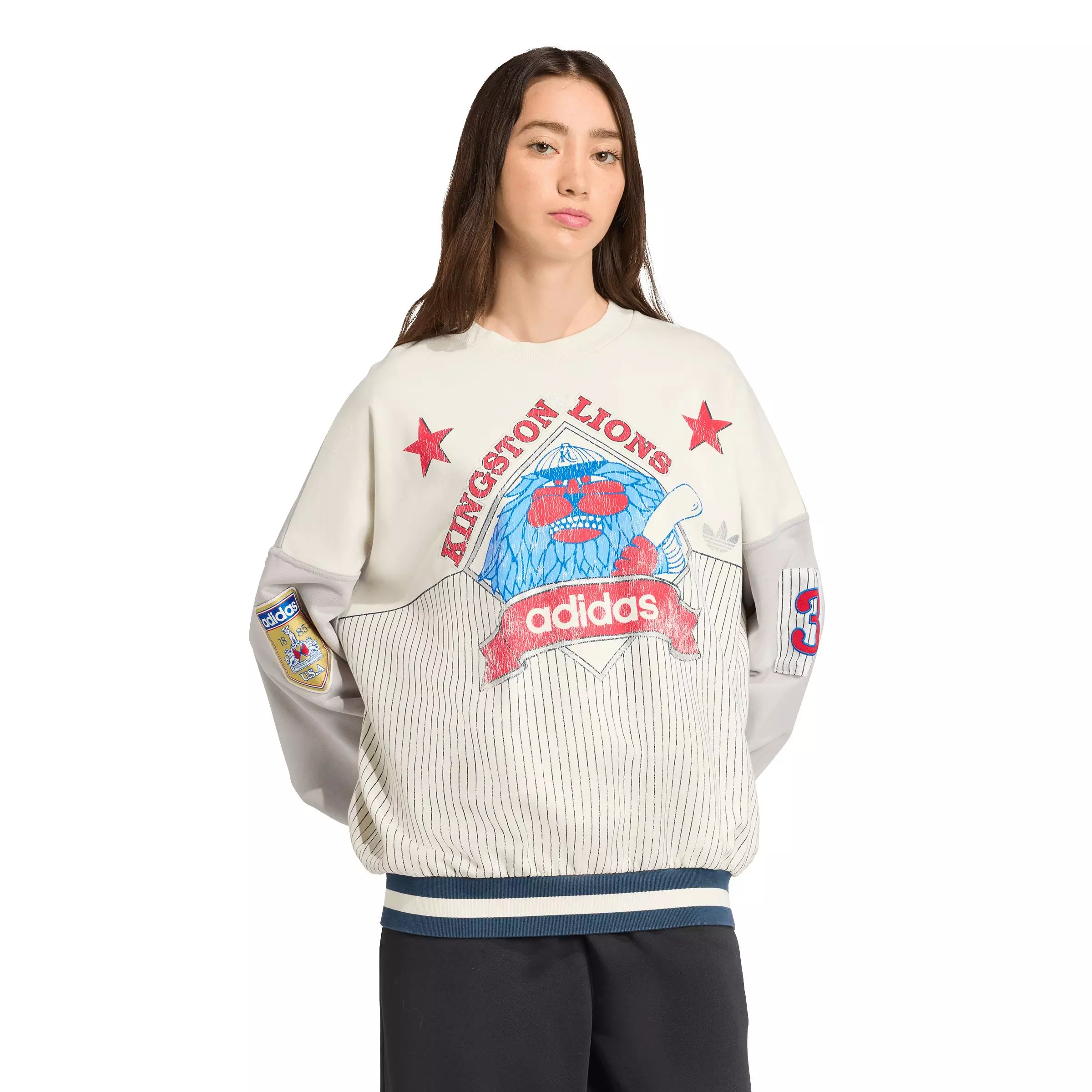 adidas Women's Archive Baseball - White/Red | Hibbett